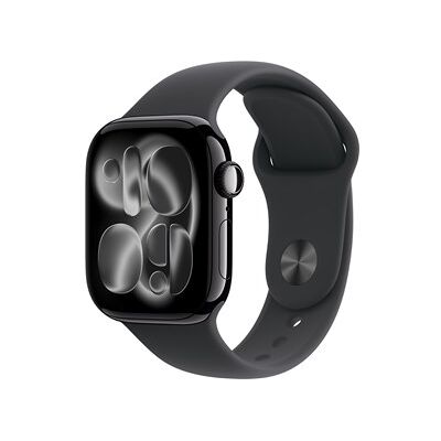 Apple Watch Series 11 GPS 42mm Jet Black Aluminium Case with Black Sport Band - S/M Apple Watch Series 11 GPS 42mm Jet Black Aluminium Case with Black Sport Band - S/M