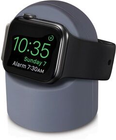 Andersson Silicone Apple Watch Night Stand Navy Blue