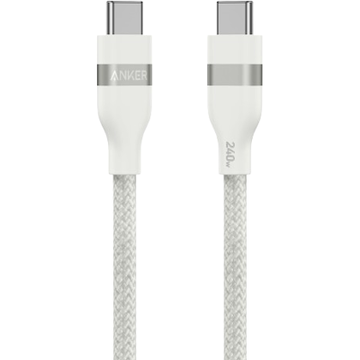 Anker Nano USB C Kabel - 240W Rask Lading - Hvit Anker Nano USB C Kabel - 240W Rask Lading - Hvit