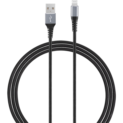 Andersson USB-A - Lightning Braided Black/Space Gray 1,5m Andersson USB-A - Lightning Braided Black/Space Gray 1,5m