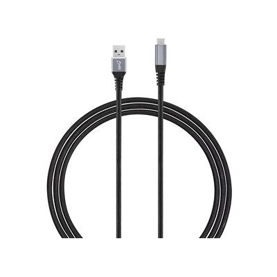 Andersson USB-A - USB-C 3.1 Gen 2 Braided Black/Space Gray 3m Andersson USB-A - USB-C 3.1 Gen 2 Braided Black/Space Gray 3m