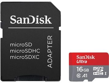 SanDisk MicroSDHC Ultra 16GB 98MB/s