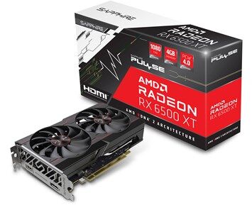 Sapphire RADEON™ RX 6500 XT PULSE GAMING OC 4GB GDDR6