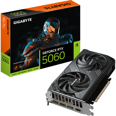 Gigabyte GeForce RTX 5060 WINDFORCE MAX OC 8GB Gigabyte GeForce RTX 5060 WINDFORCE MAX OC 8GB