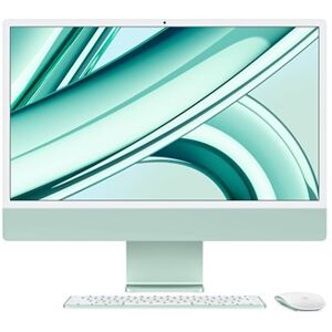 24-inch iMac with Retina 4.5K display: Apple M3 chip with 8‑core CPU and 10‑core GPU, 512GB SSD - Green