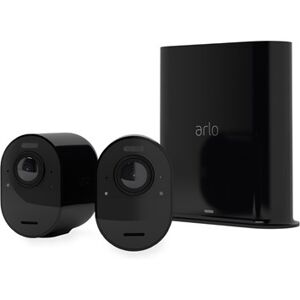 Arlo Ultra 2 spotlight camera - 2-pack Svart