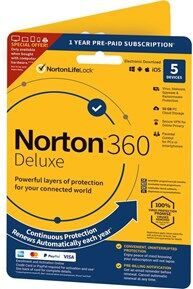 Symantec Norton 360 Security Deluxe Attach