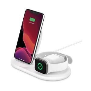 Belkin 3-in-1 Wireless Pad/Stand/Apple-Watch - White