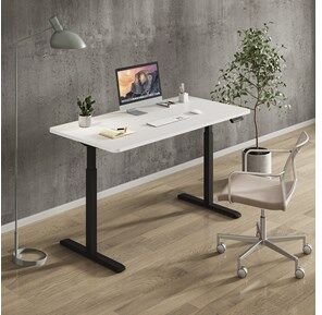 Andersson Frame Electric Black + Desktop White 160cm