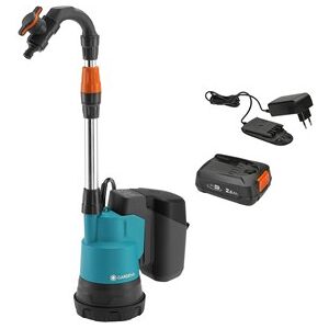 Gardena Pump för regnvattentunna 2000/2 18V P4A Set (2,5Ah batteri + standardladdare