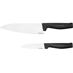 Fiskars Hard Edge knivsett 2 deler - stor kokkekniv og grønnsakskniv