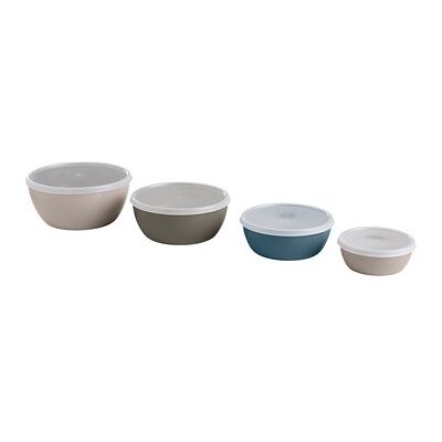 DAY Skål med lock Plast 4-pack DAY Skål med lock Plast 4-pack