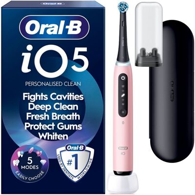 Oral-B iO5 Blush Pink, Travel Case, Travel Refi Oral-B iO5 Blush Pink, Travel Case, Travel Refi