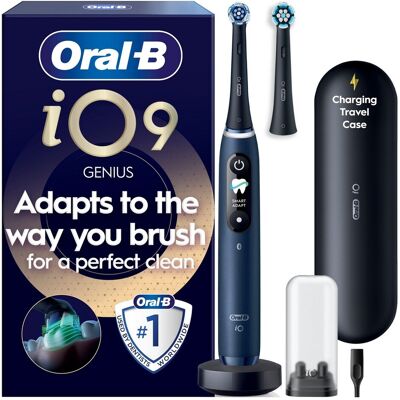 Oral-B iO9 Sapphire Blue, Charging Travel Case, Oral-B iO9 Sapphire Blue, Charging Travel Case,