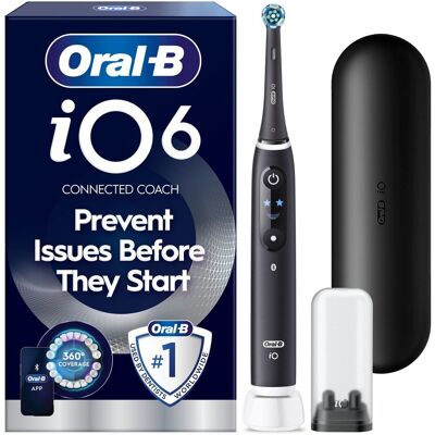 Oral-B iO6 Black Lava, Travel Case, Travel Refi Oral-B iO6 Black Lava, Travel Case, Travel Refi