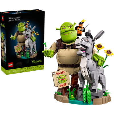 Lego Shrek, Esel og Pus med Støvler 72423 Lego Shrek, Esel og Pus med Støvler 72423
