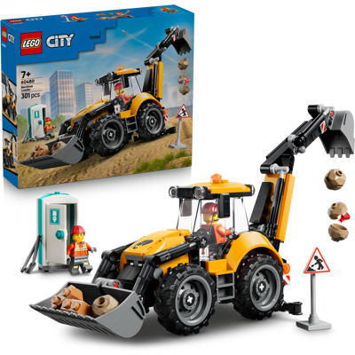 Lego City Great Vehicles Gul traktorgraver 60480 Lego City Great Vehicles Gul traktorgraver 60480