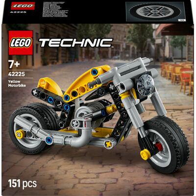 Lego Technic Gul motorsykkel 42225 Lego Technic Gul motorsykkel 42225