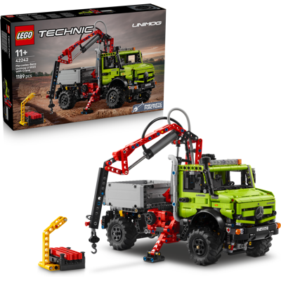 Lego Technic Mercedes-Benz Unimog U 5023 med kran 42242 Lego Technic Mercedes-Benz Unimog U 5023 med kran 42242