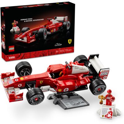 Lego Icons Ferrari F2004 og Michael Schumacher 11375 Lego Icons Ferrari F2004 og Michael Schumacher 11375