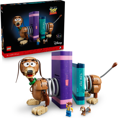 Lego Disney Pixar Bokstøtter av Slinky Dog fra Toy Story 43301 Lego Disney Pixar Bokstøtter av Slinky Dog fra Toy Story 43301