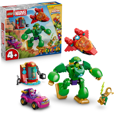 Lego Disney Junior Marvel Loki mot Team Iron Man 11211 Lego Disney Junior Marvel Loki mot Team Iron Man 11211
