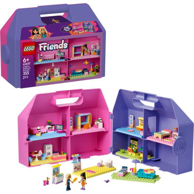 Lego Friends Kreativ koffert med dukkehus 42697 Lego Friends Kreativ koffert med dukkehus 42697