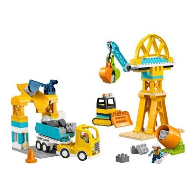Lego DUPLO Town 3-i-1 Byggeplass med anleggsmaskiner 10476 Lego DUPLO Town 3-i-1 Byggeplass med anleggsmaskiner 10476