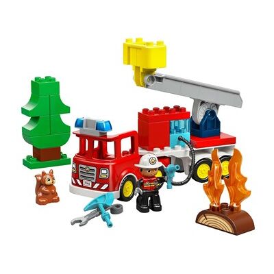 LEGO DUPLO Town Brandbil med slang och brandman 10473 LEGO DUPLO Town Brandbil med slang och brandman 10473