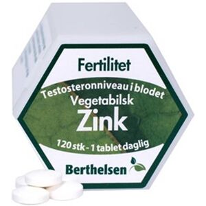 Berthelsen Organisk Sink 20 mg Kosttilskudd Berthelsen Organisk Sink 20 mg Kosttilskudd
