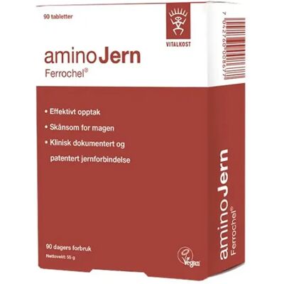 Vitalkost AS Aminojern - 100 Tabletter Vitalkost AS Aminojern - 100 Tabletter