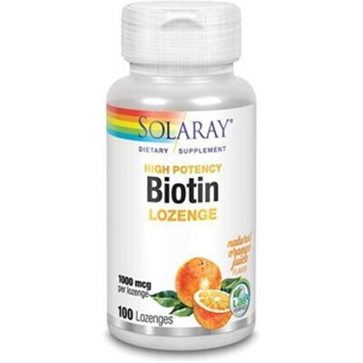 Solaray Biotin 1000mcg Oransje - Vitaminer og Kosttilskudd Solaray Biotin 1000mcg Oransje - Vitaminer og Kosttilskudd