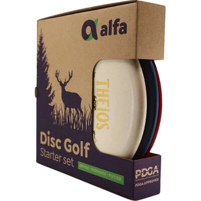 Alfa Disc Alfa 3-disc Starter Set Assorted Colors One size Alfa Disc Alfa 3-disc Starter Set Assorted Colors One size