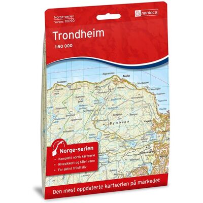 Nordeca Nordic Maps Trondheim Norge-serien 1:50 000 Trondheim Nordeca Nordic Maps Trondheim Norge-serien 1:50 000 Trondheim