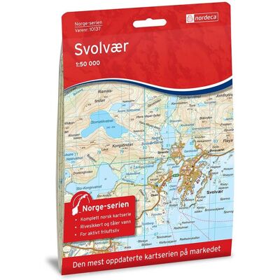 Nordeca Svolvær Norge-serien 1:50 000 Svolvær Nordeca Svolvær Norge-serien 1:50 000 Svolvær