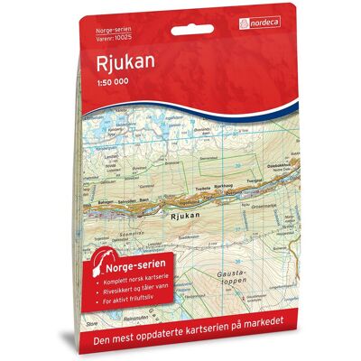 Nordeca Nordic Maps Norge-serien 1:50 00 Norge-serien Rjukan Nordeca Nordic Maps Norge-serien 1:50 00 Norge-serien Rjukan