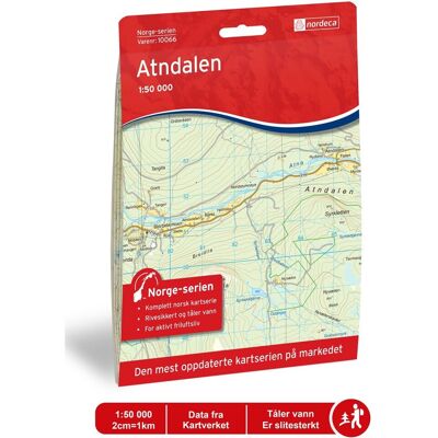 Nordeca Norge-serien 1:50 00 Norge-serien Atndalen Nordeca Norge-serien 1:50 00 Norge-serien Atndalen