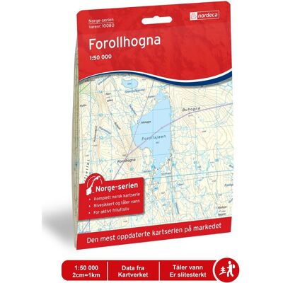 Nordeca Forollhogna - Kart Nordeca Forollhogna - Kart
