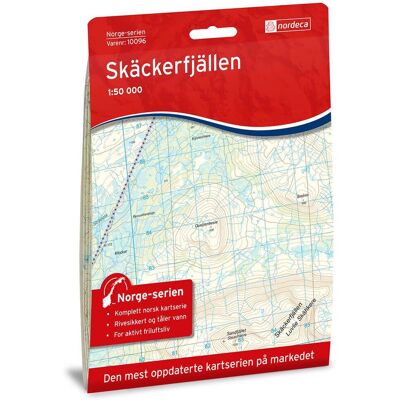 Nordeca Nordic Maps Norge-serien 1:50 00 Norge-serien Skjækerfjella Nordeca Nordic Maps Norge-serien 1:50 00 Norge-serien Skjækerfjella