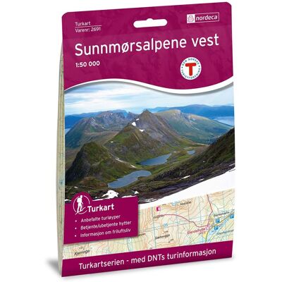 Nordeca Turkart 1:25 000 Turkart Sunnmørsalpene Vest Nordeca Turkart 1:25 000 Turkart Sunnmørsalpene Vest