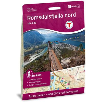 Nordeca Turkart 1:25 000 Turkart Romsdalsfjella Nord Nordeca Turkart 1:25 000 Turkart Romsdalsfjella Nord