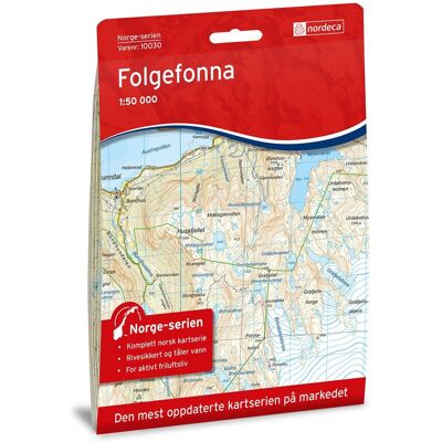 Nordeca Nordic Maps Norge-serien 1:50 00 Norge-serien Folgefonna Nordeca Nordic Maps Norge-serien 1:50 00 Norge-serien Folgefonna
