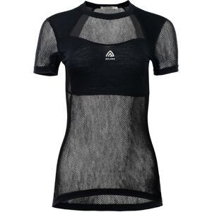 Aclima Women's Woolnet Light T-shirt Jet Black S Aclima Women's Woolnet Light T-shirt Jet Black S