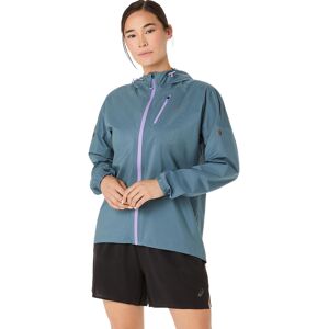 Asics Women's Fujitrail Elite Waterproof Jacket Ironclad S Asics Women's Fujitrail Elite Waterproof Jacket Ironclad S