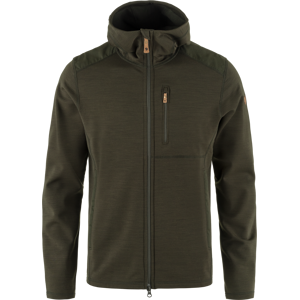 Fjällräven Men's Keb Fleece Hoodie Deep Forest S Fjällräven Men's Keb Fleece Hoodie Deep Forest S