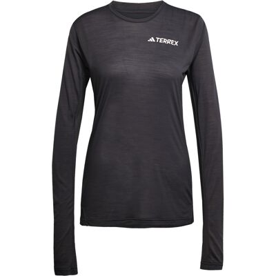 Adidas W Xpr Ls Tee Carbon Carbon XL Adidas W Xpr Ls Tee Carbon Carbon XL
