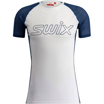 Swix Men's Racex Light Short Sleeve Bright White/lake Blue S Swix Men's Racex Light Short Sleeve Bright White/lake Blue S