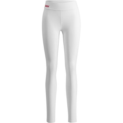 Swix Racex Classic High Waist Pants W Bright White/swix Red L Swix Racex Classic High Waist Pants W Bright White/swix Red L