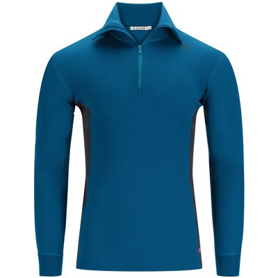 Aclima Men's Warmwool Polo Corsair / Marengo L Aclima Men's Warmwool Polo Corsair / Marengo L