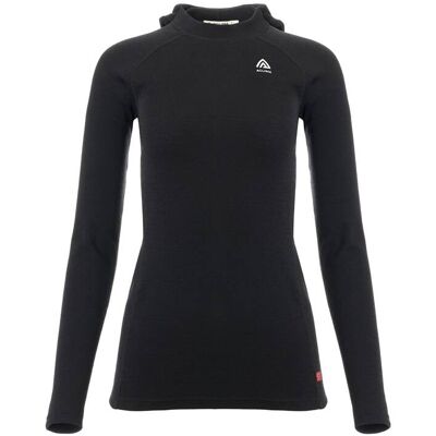 Aclima Women's Warmwool Hoodsweater V2 Jet Black S Aclima Women's Warmwool Hoodsweater V2 Jet Black S